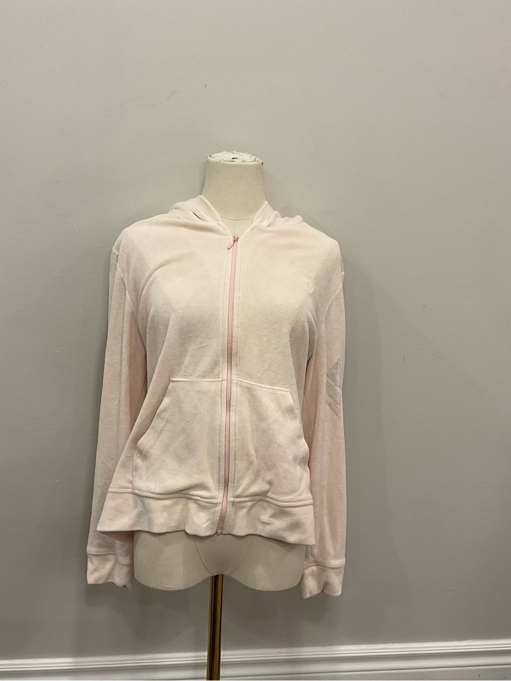 Ralph Lauren Pale Pink Zip Hoodie